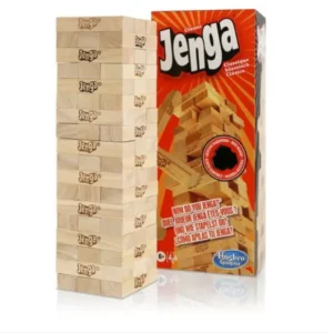 Uss Jenga Tower Wooden (MDF) Block Gaming For Kids and Family Genga janga jenga Stacking learning toy game blocks